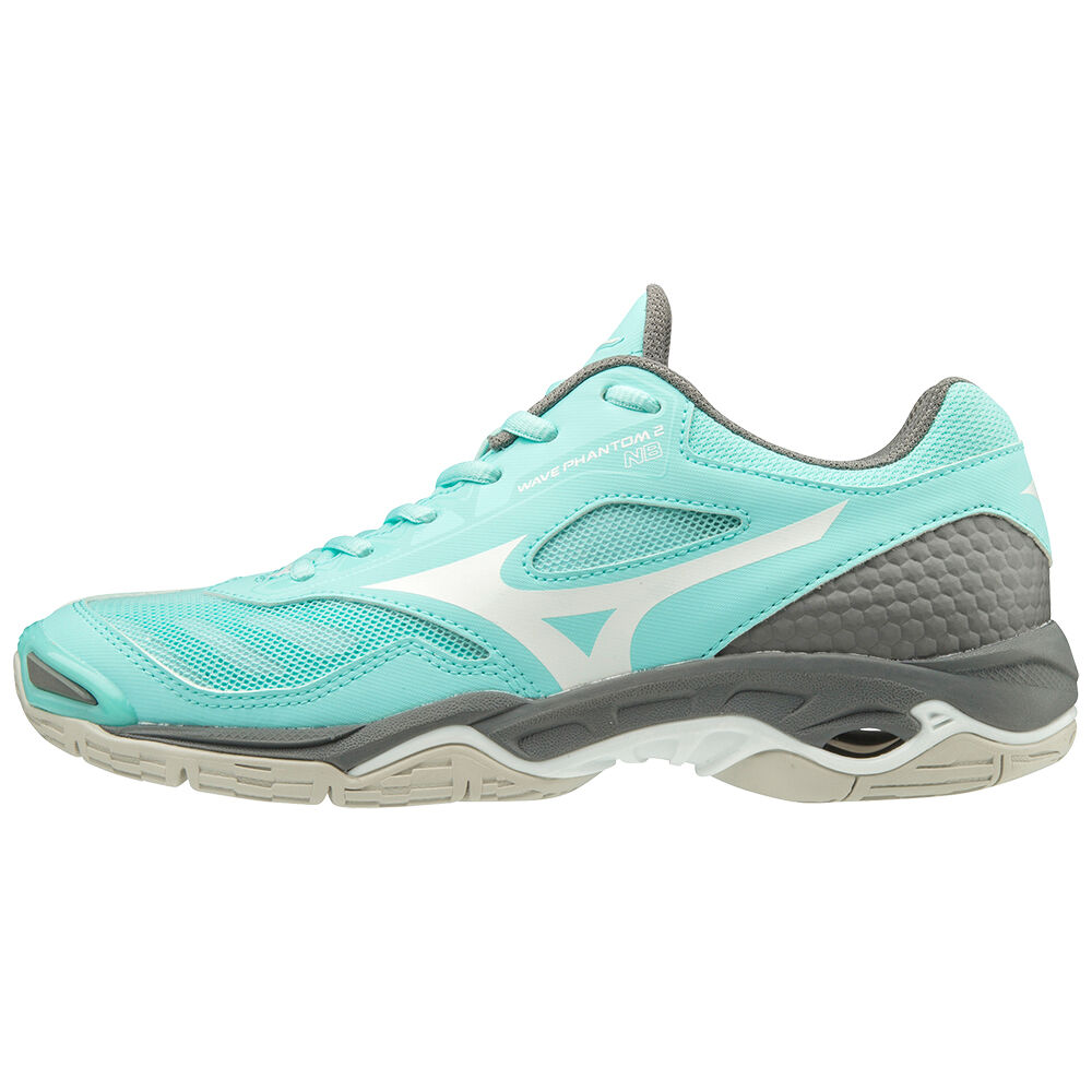 Tenis Futsal Mizuno WAVE PHANTOM 2 NB - Mulher - Azuis/Branco/Cinzentas - VYGWD5162